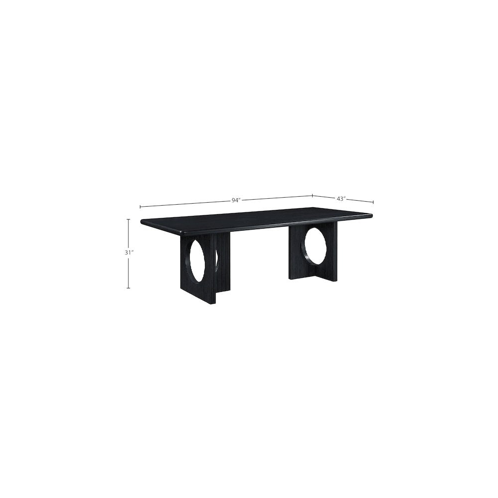 Rivas Black Dining Table