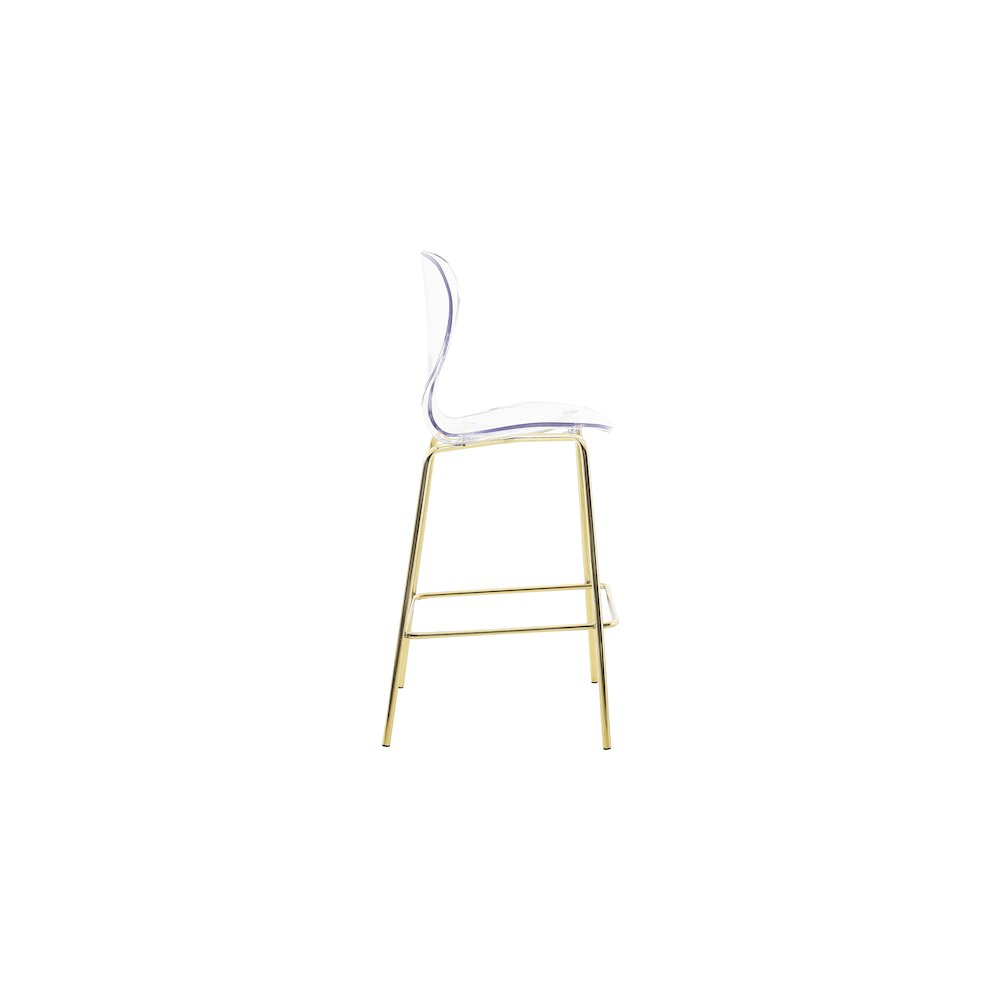 Clarion Gold Metal Stool, Set of 2