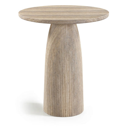Venosa Travertine Concrete Indoor/Outdoor Bar Table