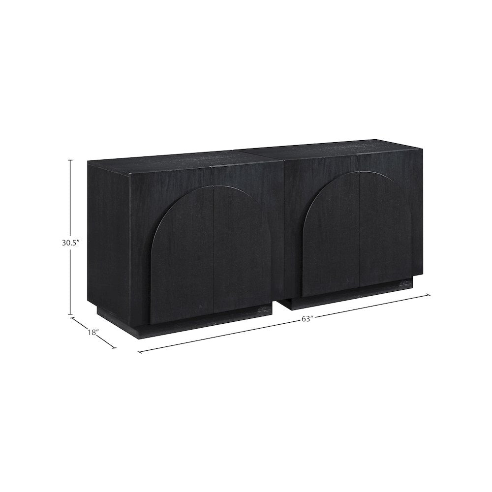 Navona Black Sideboard/Buffet