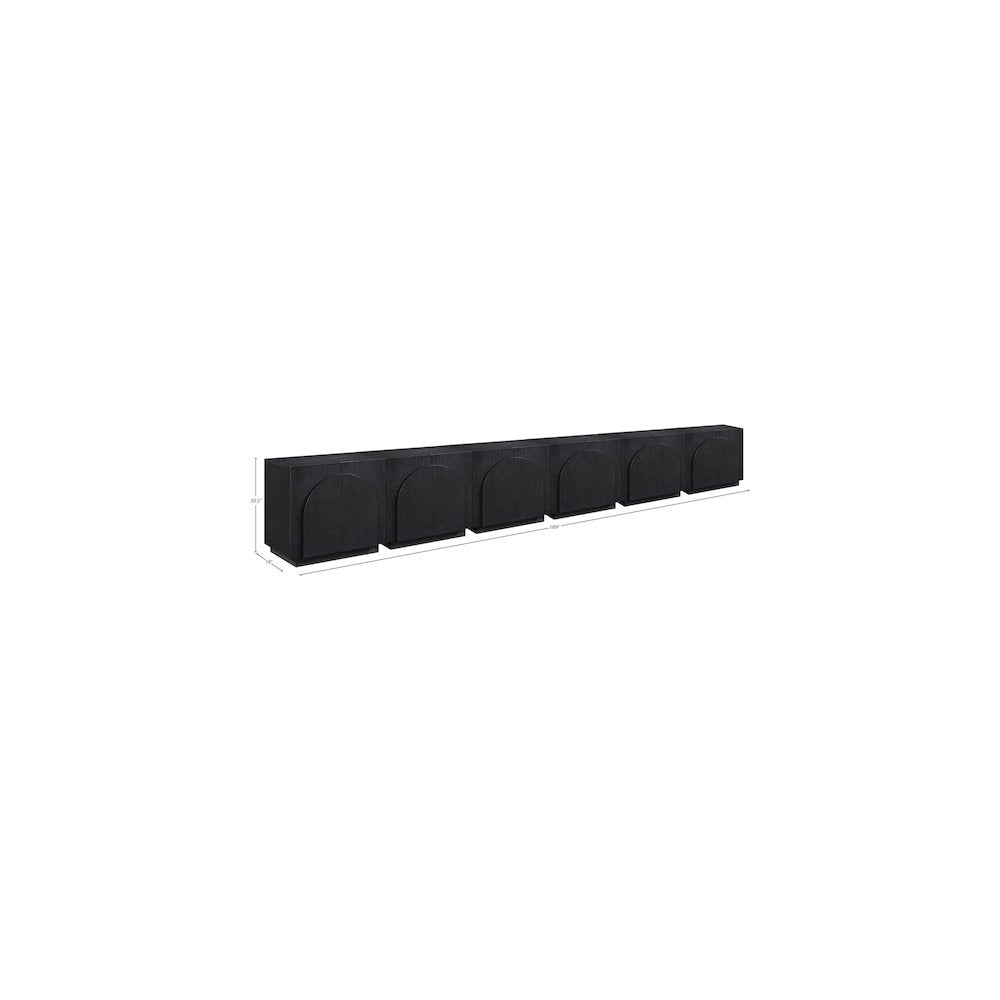 Navona Black Sideboard/Buffet