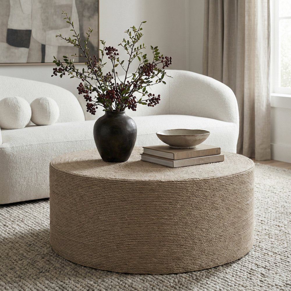 Meadow Natural Jute Coffee Table