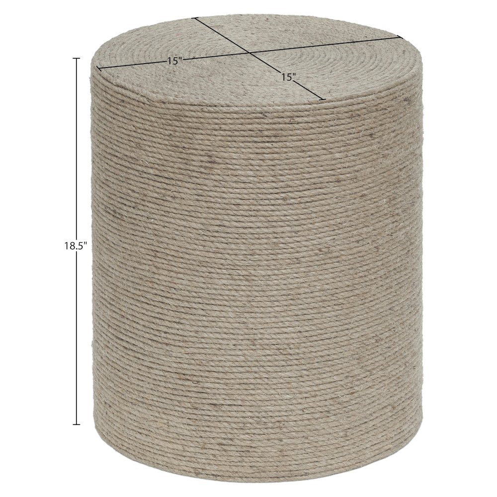 Meadow Natural Jute End Table