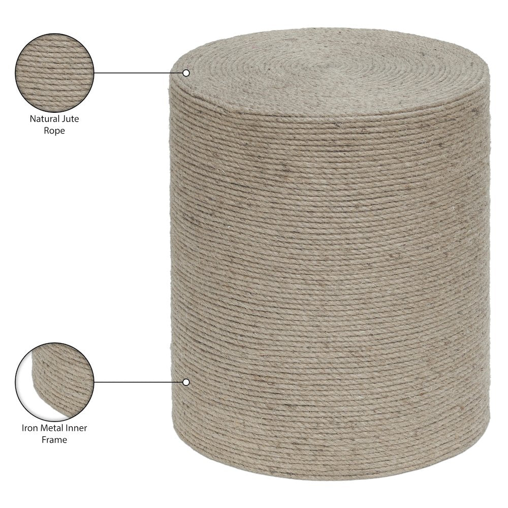 Meadow Natural Jute End Table