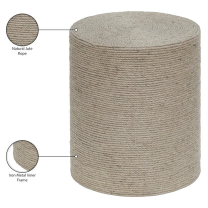 Meadow Natural Jute End Table