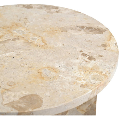 Alba Beige Genuine Marble End / Side Table