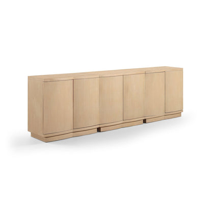 Aveline Natural Oak Veneer 3pc. Sideboard/Buffet