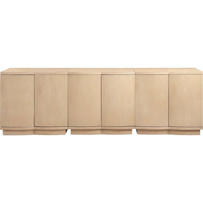 Aveline Natural Oak Veneer 3pc. Sideboard/Buffet