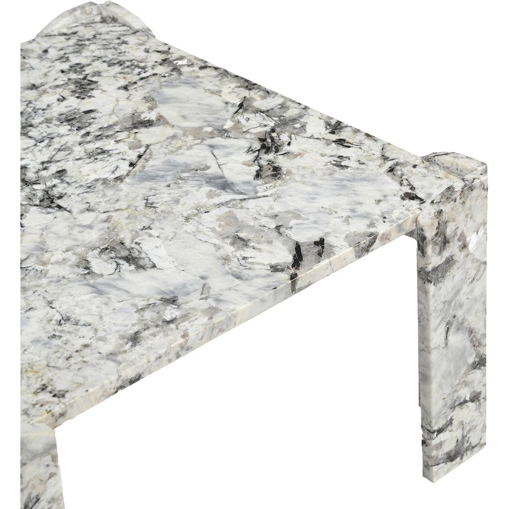 Ravello Alaska Genuine Marble Coffee Table