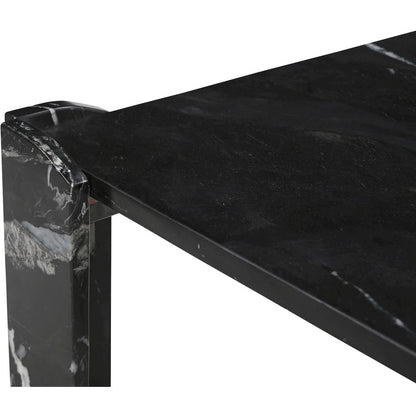 Ravello Black Genuine Marble Coffee Table