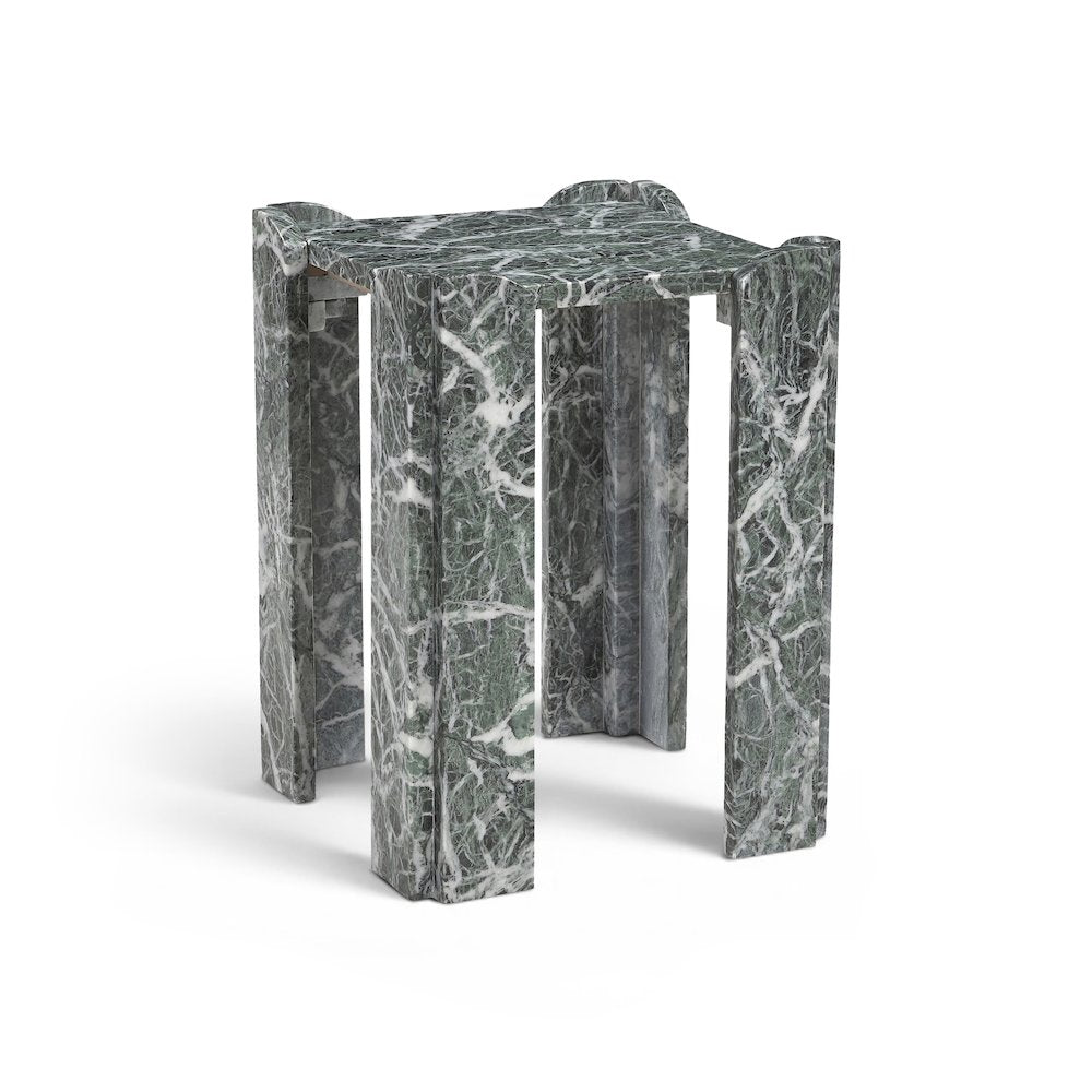 Ravello Green Genuine Marble End / Side Table