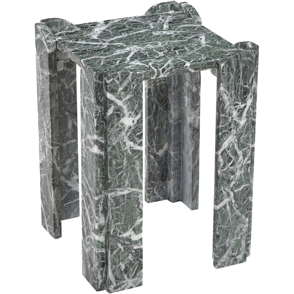 Ravello Green Genuine Marble End / Side Table