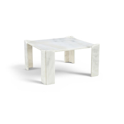 Ravello White Genuine Marble Coffee Table