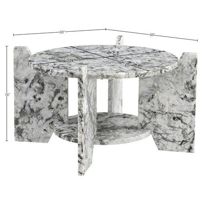 Soriano Alaska Genuine Marble Coffee Table