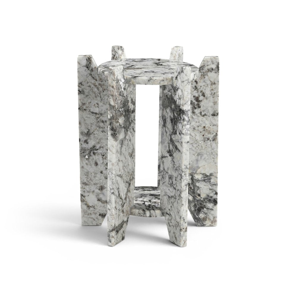 Soriano Alaska Genuine Marble End / Side Table