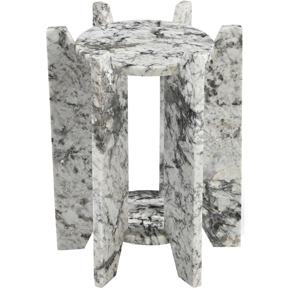 Soriano Alaska Genuine Marble End / Side Table