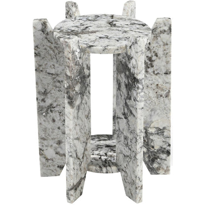Soriano Alaska Genuine Marble End / Side Table