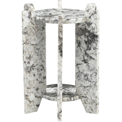 Soriano Alaska Genuine Marble End / Side Table