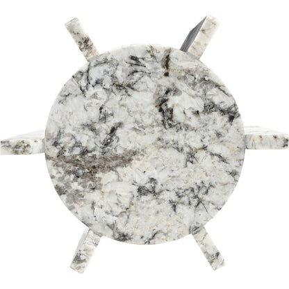 Soriano Alaska Genuine Marble End / Side Table