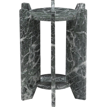 Soriano Green Genuine Marble End / Side Table