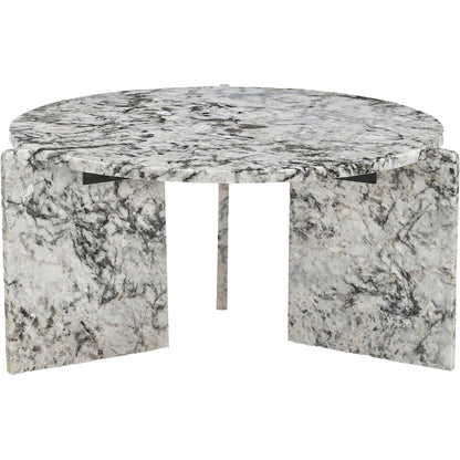Vernazza Alaska Genuine Marble Coffee Table