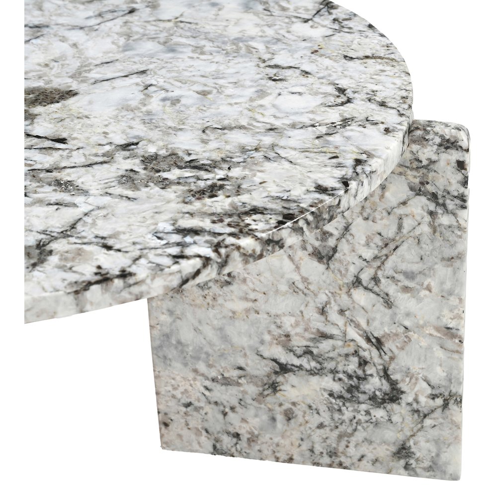 Vernazza Alaska Genuine Marble Coffee Table