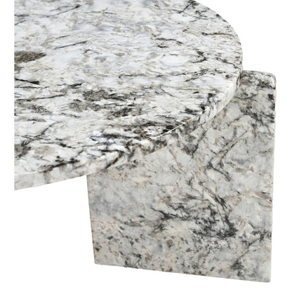 Vernazza Alaska Genuine Marble Coffee Table