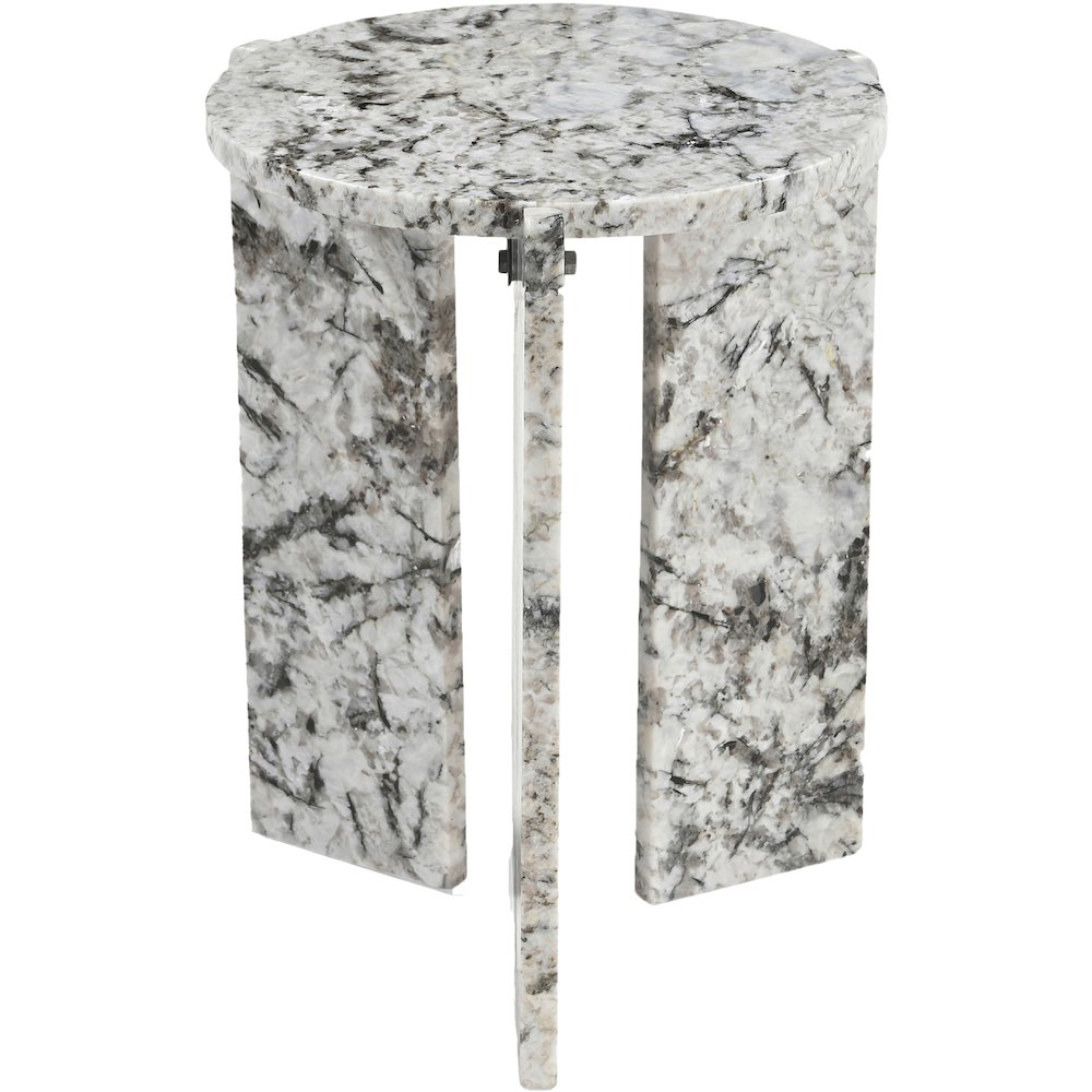 Vernazza Alaska Genuine Marble End / Side Table