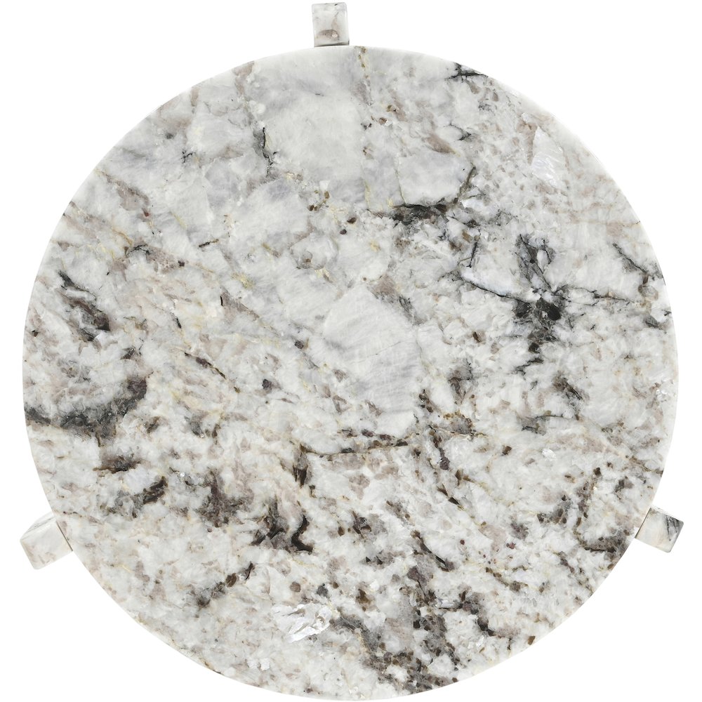 Vernazza Alaska Genuine Marble End / Side Table