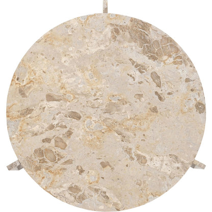 Vernazza Beige Genuine Marble Coffee Table