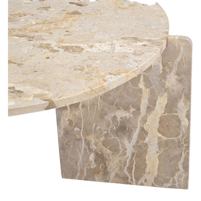 Vernazza Beige Genuine Marble Coffee Table