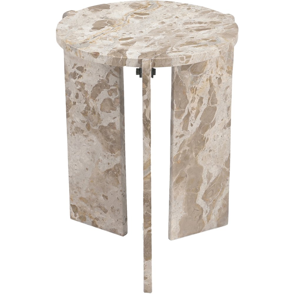 Vernazza Beige Genuine Marble End / Side Table
