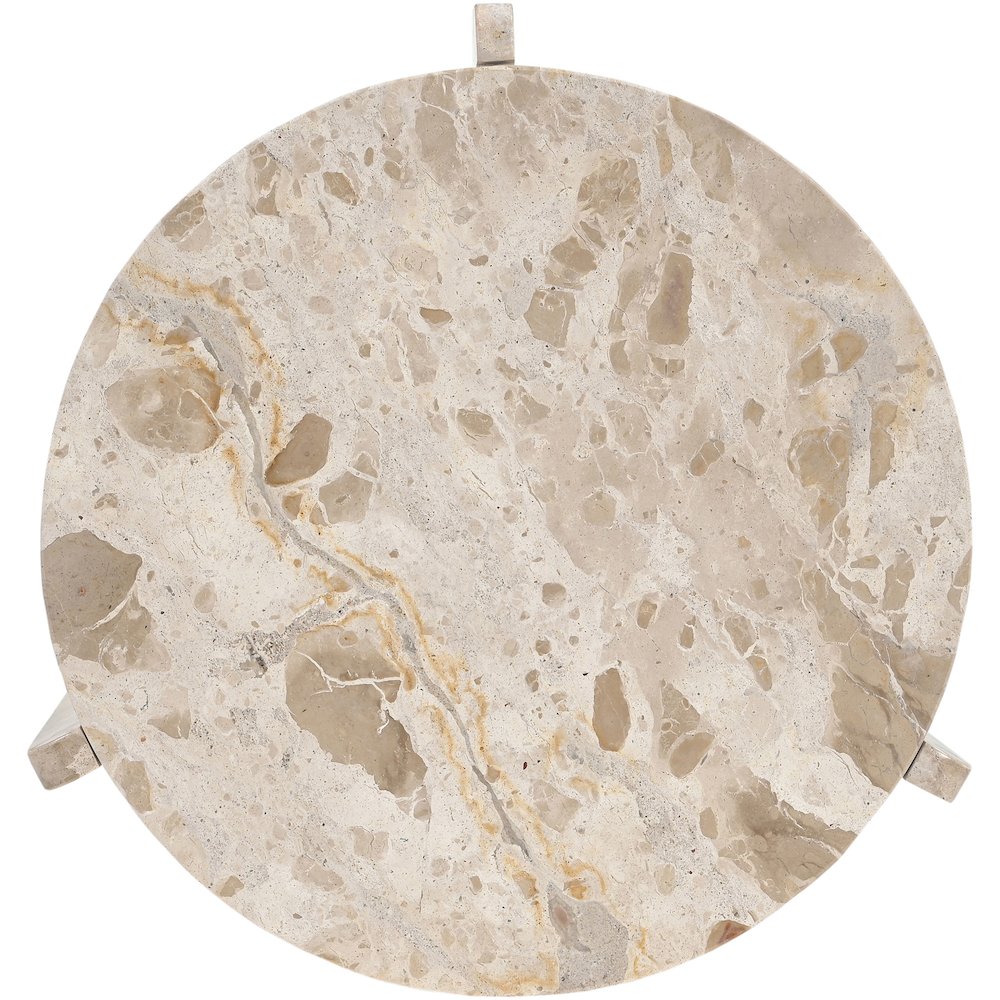 Vernazza Beige Genuine Marble End / Side Table