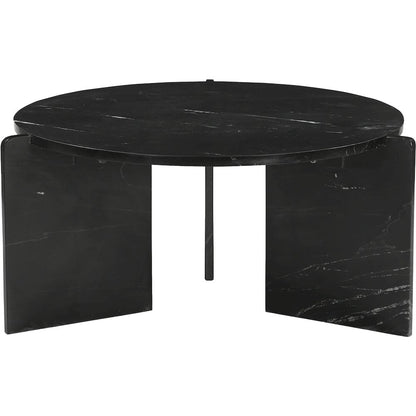 Vernazza Black Genuine Marble Coffee Table