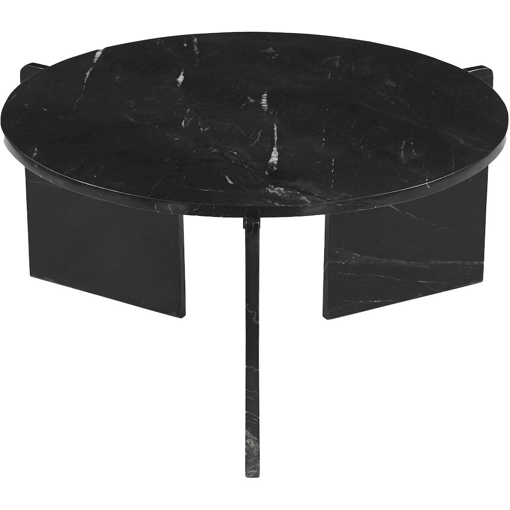 Vernazza Black Genuine Marble Coffee Table