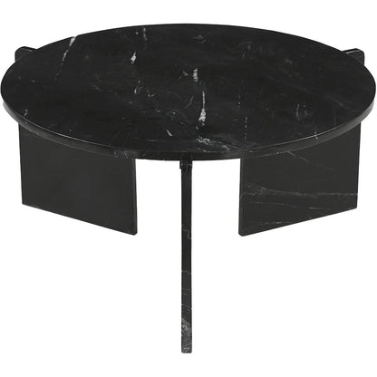 Vernazza Black Genuine Marble Coffee Table