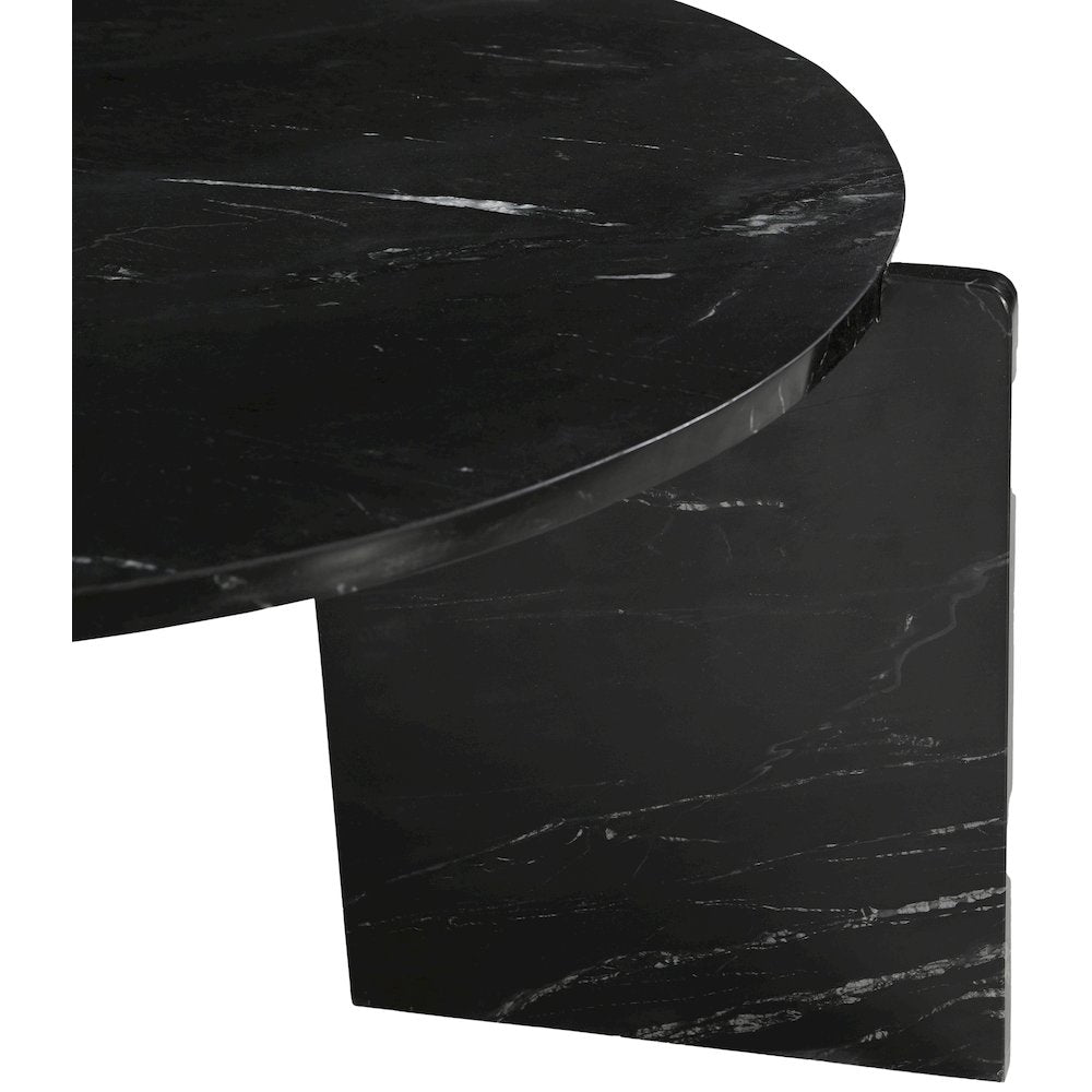 Vernazza Black Genuine Marble Coffee Table