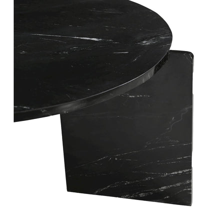 Vernazza Black Genuine Marble Coffee Table