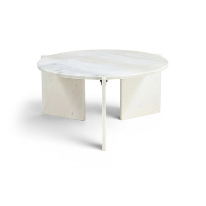 Vernazza White Genuine Marble Coffee Table