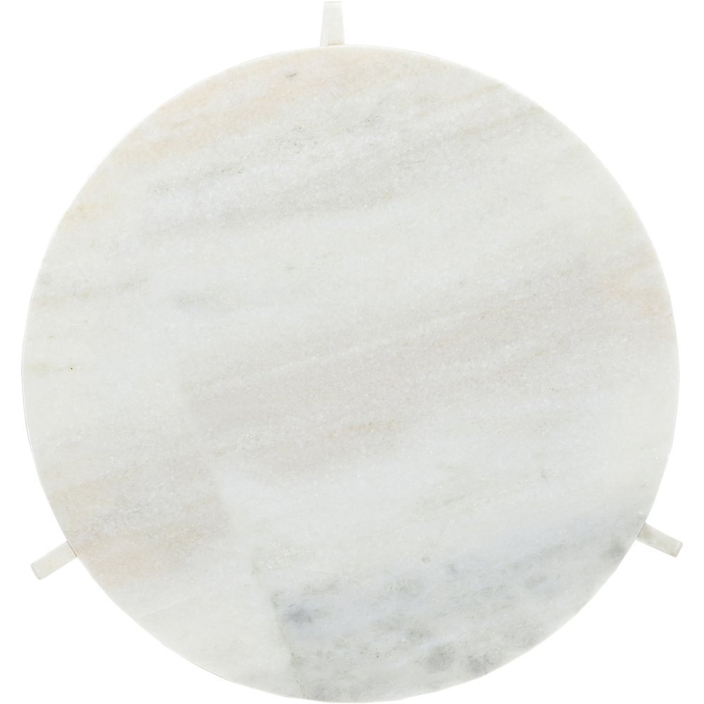 Vernazza White Genuine Marble Coffee Table