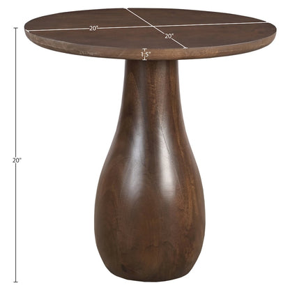Canyon Brown Mango Wood End Table