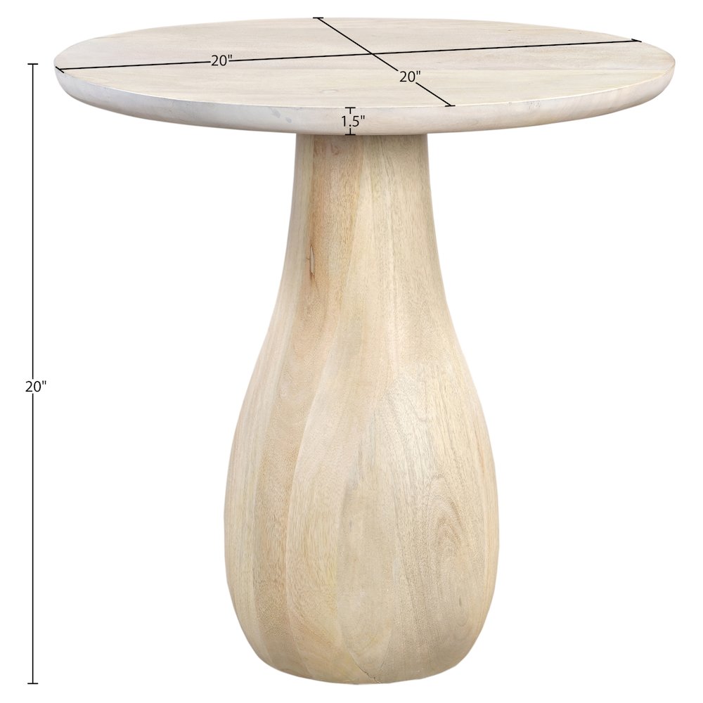 Canyon Natural Mango Wood End Table