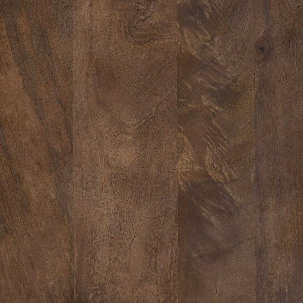 Solstice Brown Travertine And Mango Wood Console Table