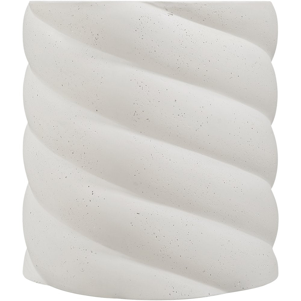 Marmet Cream Concrete Indoor / Outdoor End / Side Table