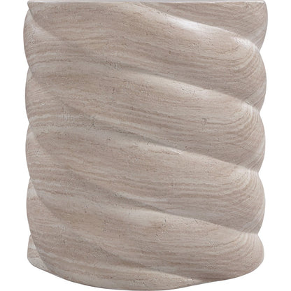 Marmet Travertine Concrete Indoor / Outdoor End / Side Table