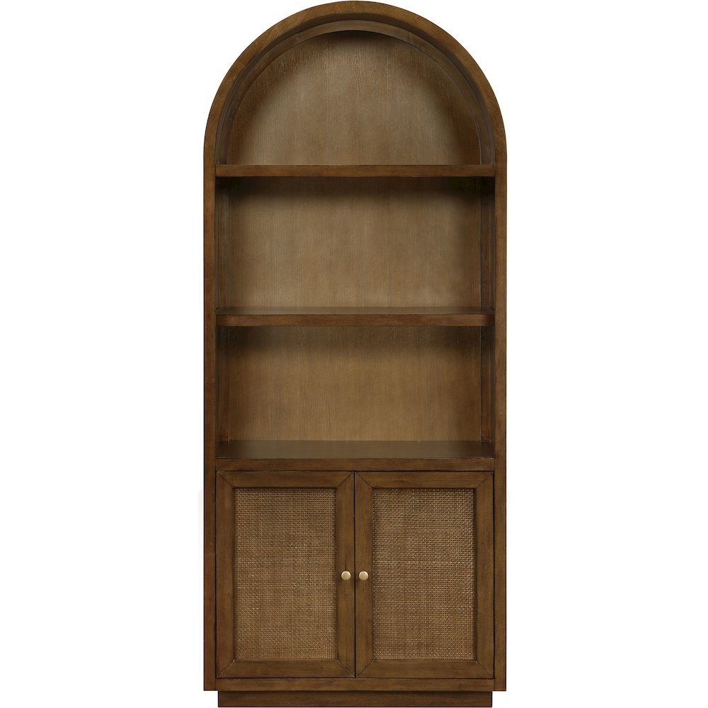 Botanical Brown Solid Wood Bookcase