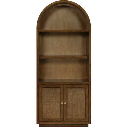 Botanical Brown Solid Wood Bookcase
