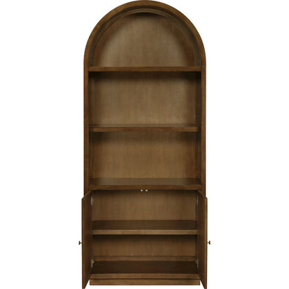 Botanical Brown Solid Wood Bookcase