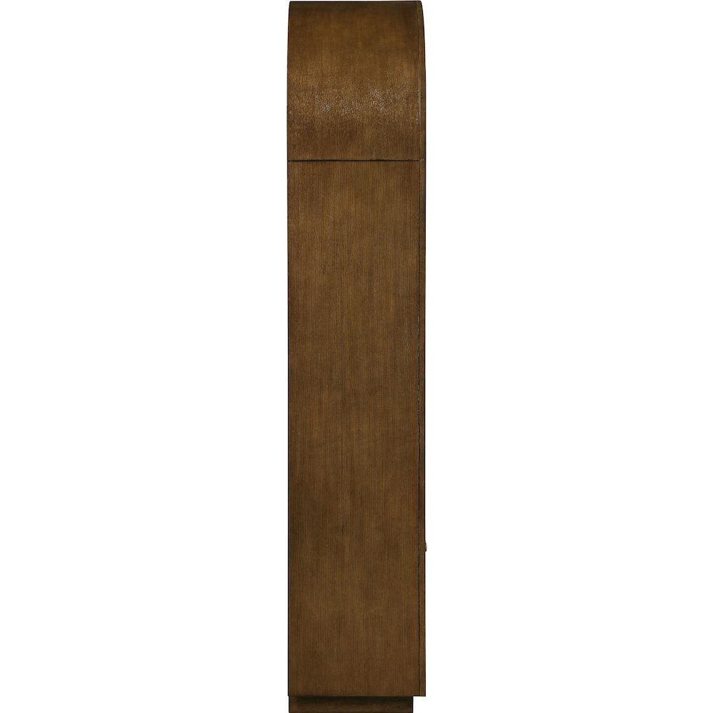 Botanical Brown Solid Wood Bookcase