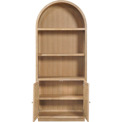 Botanical Natural Solid Wood Bookcase